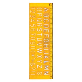 ENGLISH LETTERING TEMPLATE