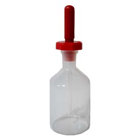 GLASS BOTTLE with PIPETTE